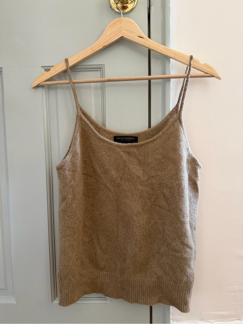 Banana Republic Women's Beige 100% Cashmere Cami Tank